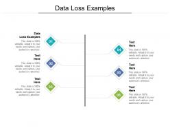 Data loss examples ppt powerpoint presentation infographic template graphics tutorials cpb