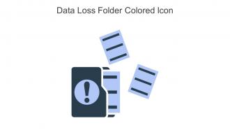 Data Loss Folder Colored Icon In Powerpoint Pptx Png And Editable Eps Format