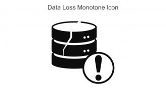 Data Loss Monotone Icon In Powerpoint Pptx Png And Editable Eps Format