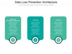 Data loss prevention architecture ppt powerpoint presentation infographic cpb