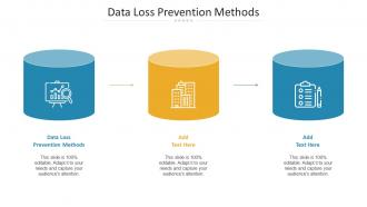 Data Loss Prevention Methods Ppt Powerpoint Presentation Show Layout Cpb