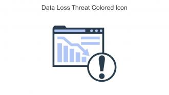 Data Loss Threat Colored Icon In Powerpoint Pptx Png And Editable Eps Format