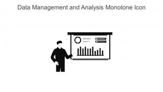 Data Management And Analysis Monotone Icon In Powerpoint Pptx Png And Editable Eps Format
