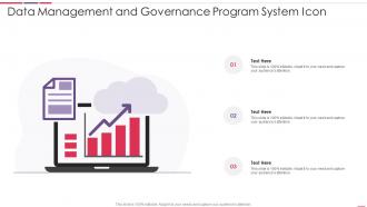 Data Management And Governance Program System Icon