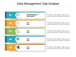 Data management gap analysis ppt powerpoint presentation summary elements cpb