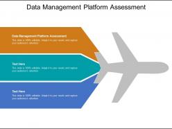 Data management platform assessment ppt powerpoint presentation infographic template themes cpb