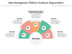 Data management platform audience segmentation ppt powerpoint presentation slides infographics cpb