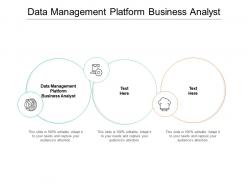 Data management platform business analyst ppt powerpoint presentation summary shapes cpb