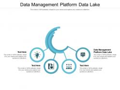 Data management platform data lake ppt powerpoint presentation styles graphic tips cpb