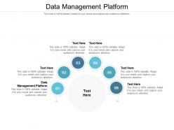 Data management platform ppt powerpoint presentation professional slides cpb