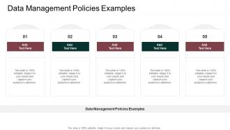 Data Management Policies Examples In Powerpoint And Google Slides Cpb