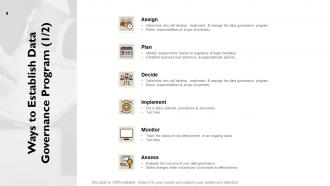 Data management powerpoint presentation slides