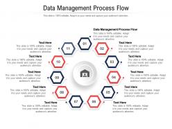 Data management process flow ppt powerpoint presentation icon images cpb