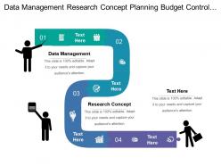 Data Management Research Concept Planning Budget Control Resources Alliances