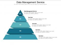 Data management service ppt powerpoint presentation portfolio files cpb