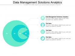 Data management solutions analytics ppt powerpoint presentation infographics graphic images cpb