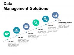Data management solutions ppt powerpoint presentation slides display cpb