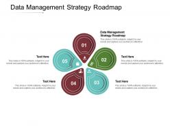 Data management strategy roadmap ppt powerpoint presentation outline images cpb