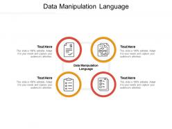 Data manipulation language ppt powerpoint presentation ideas layout ideas cpb