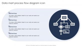 Data Mart Process Flow Diagram Icon