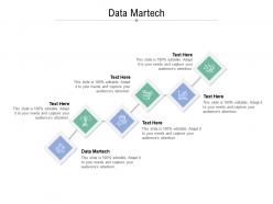 Data martech ppt powerpoint presentation inspiration topics cpb