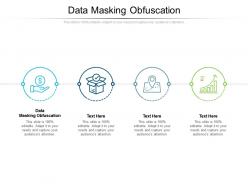 Data masking obfuscation ppt powerpoint presentation slides design templates cpb