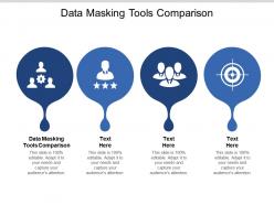 Data masking tools comparison ppt powerpoint presentation icon background image cpb