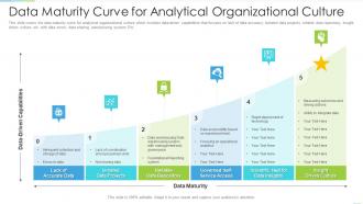 Data maturity curve for analytical organizational culture