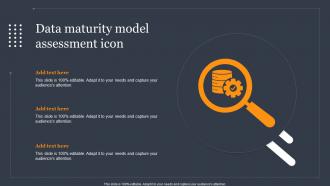 Data Maturity Model Assessment Icon