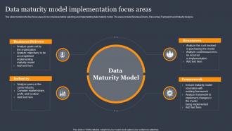 Data Maturity Model Implementation Focus Areas