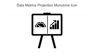 Data Metrics Projection Monotone Icon In Powerpoint Pptx Png And Editable Eps Format