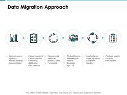 Data migration approach process ppt powerpoint presentation show shapes