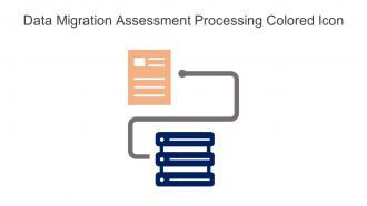 Data Migration Assessment Processing Colored Icon In Powerpoint Pptx Png And Editable Eps Format