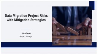 Data Migration Project Risks With Mitigation Strategies PPT Sample AT