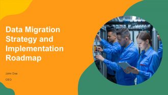 Data Migration Strategy And Implementation Roadmap PPT Slides AT