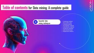 Data Mining A Complete Guide Powerpoint Presentation Slides AI CD Aesthatic Ideas
