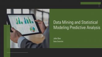 Data Mining And Statistical Modeling Predictive Analysis PPT Presentation AT