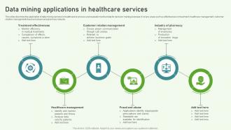 Data Mining Applications In Healthcare Services
