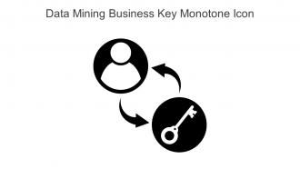 Data Mining Business Key Monotone Icon In Powerpoint Pptx Png And Editable Eps Format