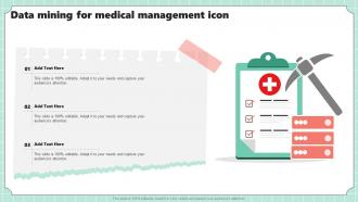Data Mining For Medical Management Icon