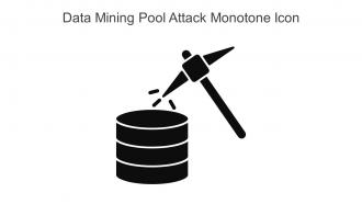 Data Mining Pool Attack Monotone Icon In Powerpoint Pptx Png And Editable Eps Format