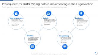 Data Mining Prerequisites For Data Mining Before Implementing In The Organization