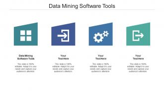 Data mining software tools ppt powerpoint presentation show clipart cpb