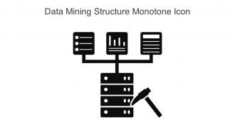 Data Mining Structure Monotone Icon In Powerpoint Pptx Png And Editable Eps Format
