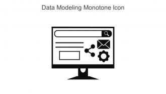Data Modeling Monotone Icon In Powerpoint Pptx Png And Editable Eps Format