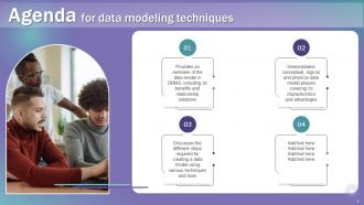 Data Modeling Techniques Powerpoint Presentation Slides Colorful Graphical
