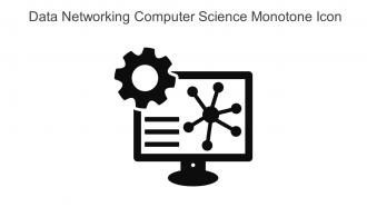 Data Networking Computer Science Monotone Icon In Powerpoint Pptx Png And Editable Eps Format