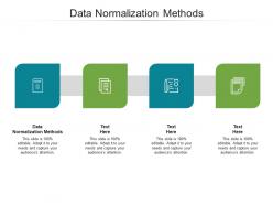 Data normalization methods ppt powerpoint presentation summary master slide cpb
