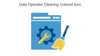 Data Operator Cleaning Colored Icon In Powerpoint Pptx Png And Editable Eps Format