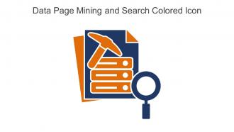 Data Page Mining And Search Colored Icon In Powerpoint Pptx Png And Editable Eps Format